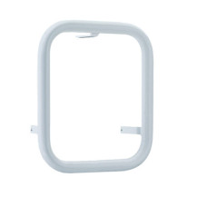 Поручень противотечения   нерж.сталь прямоугольный  (белый) 