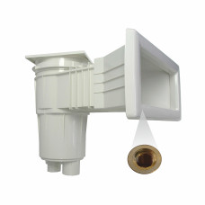 Скиммер 17.5л 450 х 235  (с латунными вставками) под пленку