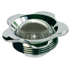 Впускная форсунка - фланец нерж.сталь, прозрачный глазок 25мм