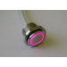 Пьезокнопка с подсветкой RGB, нерж.сталь, IP69,, кабель 15м