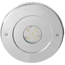 Подводный светодиодный прожектор, 4 цвета/16 диодов, 24V/DC, 6000К, дневной белый свет, 5м кабеля 2х1,5мм2. Ø -270 мм. 