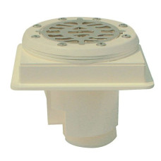 Донный слив для пленки нерж. крышка круглая