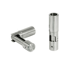 Анкер нерж. на шарнире, поворотный для лестницы - 1 шт