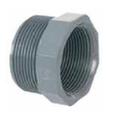 Редукция  короткая резьбовая 2″ нар. Х 1 1/2″ вн.