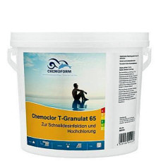 Chemochlor-T-Granulat 65 (гранулят) 5 кг. Быстрорастворимый хлорпрепарат для ударного хлорирования (56% акт. хлора)