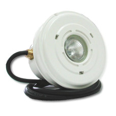 Светильник Mini пластик с нерж ободом+ ниша, 50 Вт, галоген