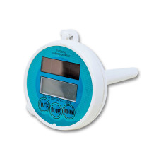 Термометр цифровой, белый , диаметр 74 мм
