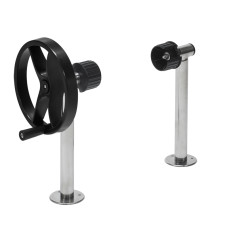 Стойка для ролеты с фиксацией нерж. NEW