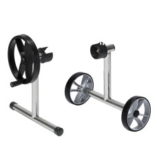 Стойка для ролеты мобильная нерж. NEW