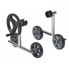 Стояк для ролеты мобильная двухсторонняя нерж.