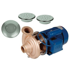 Окончательный комплект гидромассажной стенки Combi Whirl 2-форсуночной ( лицевые панели гидромассажных форсунок и заборного устройства исполнение нерж.сталь + насос 2,6 кВт/400В) *не комплектуется пневмокнопкой и пускателем насоса*