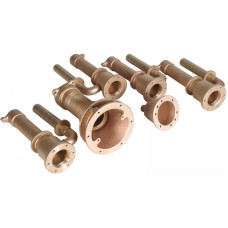 Комплект закладных гидромассажной стенки Standard на 4 форсунки (4 прохода под гидромассажные форсунки + проход под заборное устройство + закладная пневмокнопки), глубина закладных 240 мм