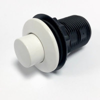 Пневмокнопка выступающая белая